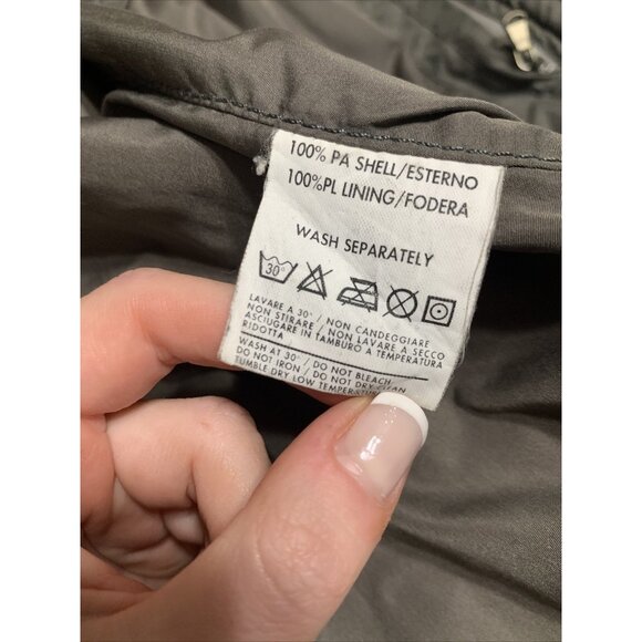 jet set JSX womens solid gray puffer vest size 2 Small Italy - Picture 4 of 6